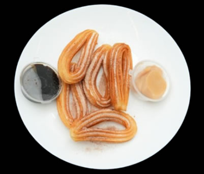 Spanish style churros in London at Donut Man Dalston